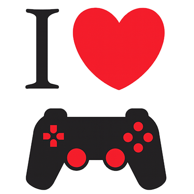 Design featuring \"I love\" text and a gaming controller, ideal for baby items celebrating gaming culture.\n\nCaption: