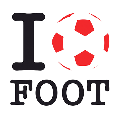 Cute \"I Love Football\" graphic featuring a soccer ball, perfect for baby apparel and accessories.\n\nCaption: Show y