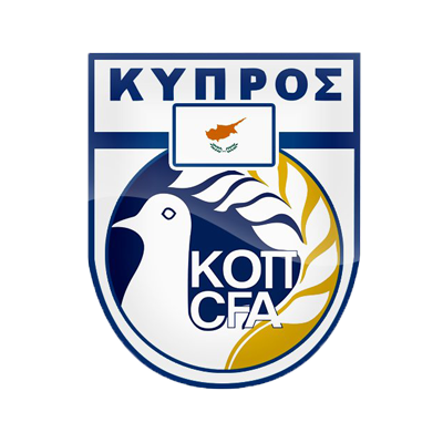 Cyprus national football team logo, ideal for baby apparel and accessories at pacifier-baby.com.\n\nCaption: Celebrate