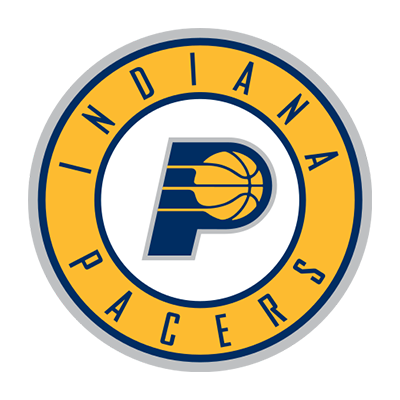 Indiana Pacers logo, perfect for baby bodysuits, hats, or bibs available at pacifier-baby.com.\n\nCaption: Dress your 