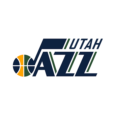Utah Jazz logo featuring musical notes and a basketball, suitable for baby products like bodysuits and accessories.\n\