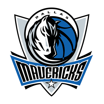 Dallas Mavericks baby products logo featuring a blue and silver horse and basketball design.\n\nCaption: Bring home a 