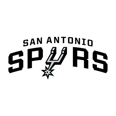 San Antonio Spurs logo for baby products like pacifiers, clips, and bodysuits, featuring a playful design.\n\nCaption: