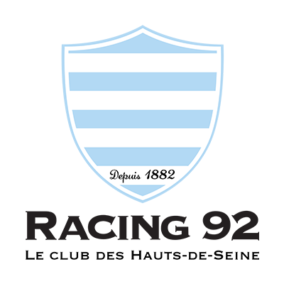 Racing 92 logo, ideal for baby products like pacifiers and bodysuits at pacifier-baby.com.\n\nCaption: Discover the Ra