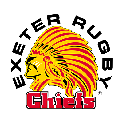 Exeter Chiefs logo in vibrant colors, perfect for baby clothing and accessories at pacifier-baby.com.\n\nCaption: Show