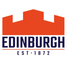 Edinburgh Rugby branding featured on baby products such as bodysuits and bibs, perfect for young sports fans.\n\nCapti