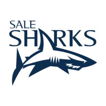 Logo design for Sale Sharks, featuring a stylized shark graphic, suitable for baby products.\n\nCaption: Explore our S