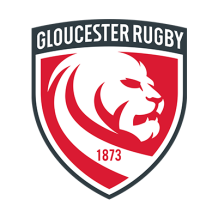 Gloucester Rugby branded baby products, including pacifiers and clothing, perfect for little fans.\n\nCaption: Celebra