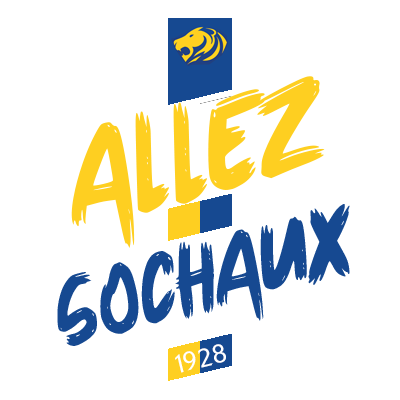 Sochaux-Montbéliard baby bodysuit featuring vibrant colors and club logo, perfect for young fans.\n\nCaption: Dress yo