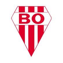 Biarritz Olympique logo, a diamond shape with red and white stripes, perfect for baby items.\n\nCaption: Explore our B