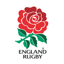 England Rugby XV logo featuring a red rose, perfect for sporty baby items at pacifier-baby.com.\n\nCaption: Celebrate 