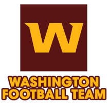 Washington Football Team logo, ideal for baby items like pacifiers, bodysuits, and hats.\n\nCaption: Show off team spi