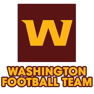Washington Football Team logo, ideal for baby items like pacifiers, bodysuits, and hats.\n\nCaption: Show off team spi