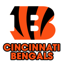 Cincinnati Bengals logo, perfect for baby items like bibs, hats, and bodysuits at pacifier-baby.com.\n\nCaption: Show 
