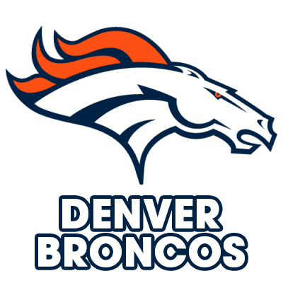 Denver Broncos logo featured on baby products like bodysuits, bibs, and pacifiers, perfect for little fans. \n\nCaptio