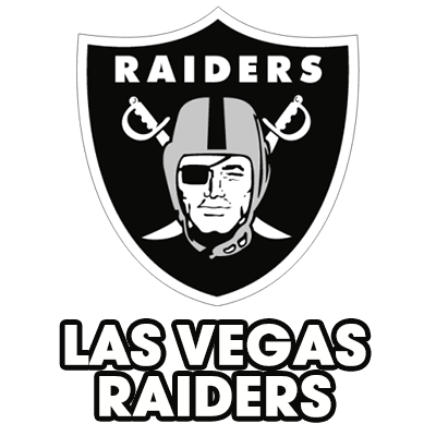 Las Vegas Raiders logo designed for baby products, perfect for fans looking to outfit their little ones in team spirit