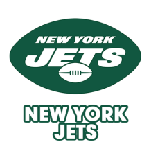 New York Jets baby products logo, perfect for little fans, including bodysuits, booties, and bibs. \n\nCaption: Show o