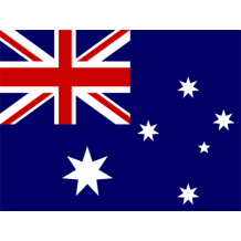 Official Flag of Australia design in vibrant colors, perfect for baby items.\n\nCaption: Celebrate Australian pride wi