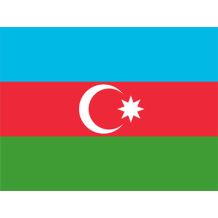 Official Flag of Azerbaijan, a colorful design featuring blue, red, and green stripes with a crescent and star.\n\nCap