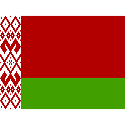 Official Flag of Belarus design in vibrant red and green, perfect for baby items.\n\nCaption: Celebrate your heritage 