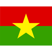 Official Flag of Burkina Faso, a colorful design ideal for baby items and accessories. \n\nCaption: Celebrate heritage
