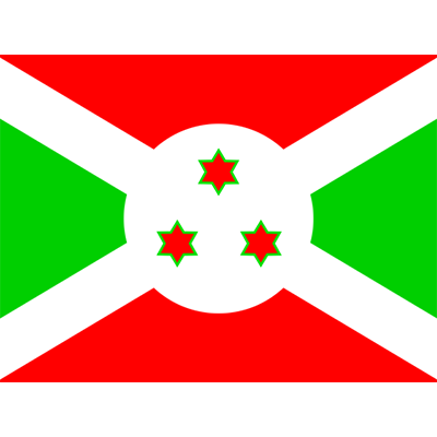 Official Flag of Burundi design, suitable for baby products like pacifiers and clothing.\n\nCaption: Celebrate your li