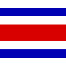 Official Flag of Costa Rica design, perfect for baby products like pacifiers and bodysuits.\n\nCaption: Celebrate your