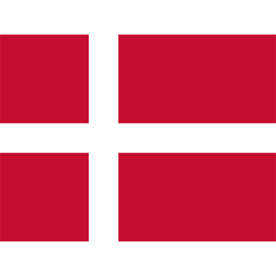 Official Flag of Denmark, perfect for baby products like bodysuits, hats, and bibs available at pacifier-baby.com.\n\n