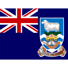 Official Falkland Islands flag design, ideal for themed baby products and accessories.\n\nCaption: Celebrate your litt