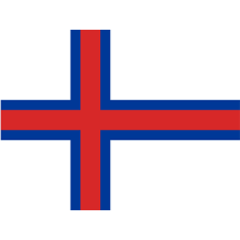 Official Flag of the Faroe Islands design on a baby product, perfect for pacifiers and baby accessories.\n\nCaption: C
