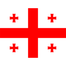 Official Flag of Georgia design, perfect for baby items like bodysuits and bibs at pacifier-baby.com.\n\nCaption: Cele