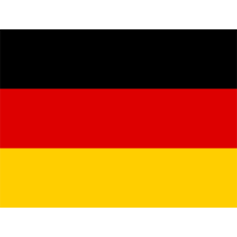 Official Flag of Germany design for baby products like pacifiers, bibs, and bodysuits.\n\nCaption: Celebrate your litt