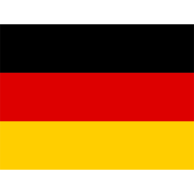 Official Flag of Germany design for baby products like pacifiers, bibs, and bodysuits.\n\nCaption: Celebrate your litt