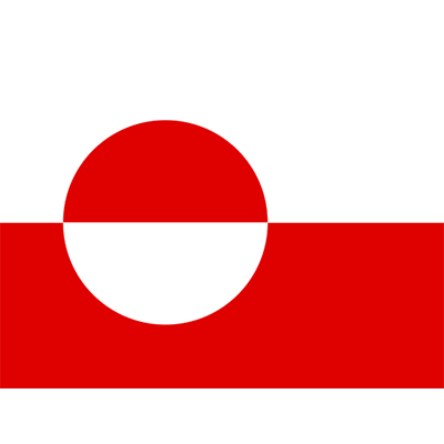 Official Flag of Greenland design for baby products, ideal for bodysuits, hats, and bibs available at pacifier-baby.co