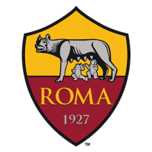 As Roma logo on a shield, suitable for baby items like bodysuits, hats, and pacifiers.\n\nCaption: Celebrate your litt