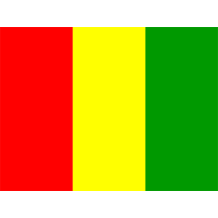 Official Flag of Guinea-Bissau displayed on baby products like pacifiers and accessories.\n\nCaption: Explore our baby