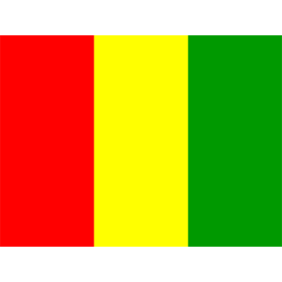 Official Flag of Guinea-Bissau displayed on baby products like pacifiers and accessories.\n\nCaption: Explore our baby