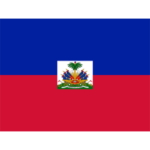 Official Flag of Haiti displayed on baby products like pacifiers and bibs, perfect for a cultural touch in your baby\'