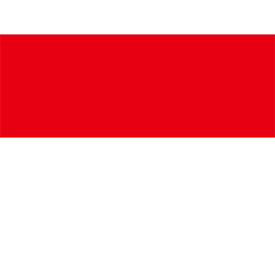 Official Flag of Indonesia design for baby products like bibs and bodysuits at pacifier-baby.com.\n\nCaption: Celebrat