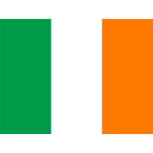 Official Flag of Ireland design for baby items, perfect for a patriotic touch in pacifiers, bodysuits, and more.\n\nCa
