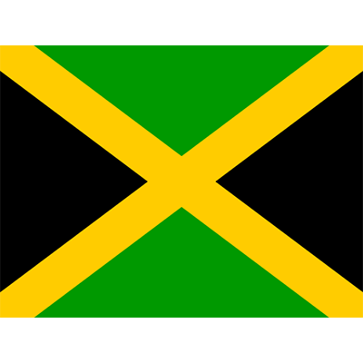 Official Flag of Jamaica design, featured on baby products like pacifiers and bibs, perfect for showcasing cultural pr