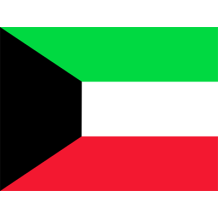 Simple design of the Official Flag of Kuwait, perfect for baby items like bibs or bodysuits.\n\nCaption: Celebrate you