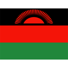 Official Flag of Malawi displayed in a vibrant design, ideal for baby items like bodysuits or bibs.\n\nCaption: Celebr