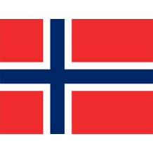 Official Flag of Norway design for baby products like pacifiers, bibs, and more.\n\nCaption: Celebrate your little one