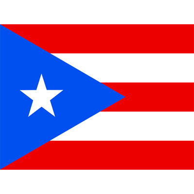 Official Flag of Puerto Rico, ideal for baby products like bodysuits, bibs, and pacifier clips.\n\nCaption: Celebrate 