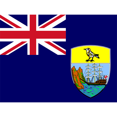 Official Flag of Saint Helena design; ideal for baby products like pacifiers and bodysuits.\n\nCaption: Celebrate your