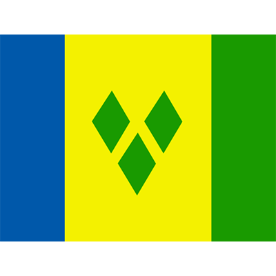 Official Flag of Saint Vincent and the Grenadines, vibrant colors ideal for baby items like bodysuits and bibs.\n\nCap