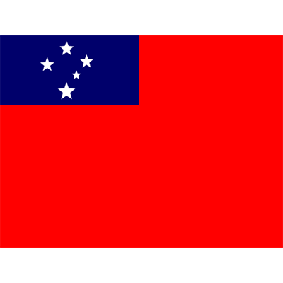 Official Flag of Samoa featured on baby items like bodysuits, pacifiers, and bibs.\n\nCaption: Celebrate cultural prid