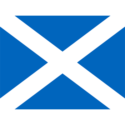 Official Flag of Scotland design, ideal for baby items like pacifiers and bodysuits.\n\nCaption: Celebrate Scotland wi