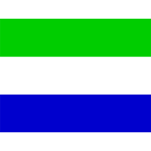 Official Flag of Sierra Leone design on soft and colorful baby products for a stylish nursery.\n\nCaption: Celebrate y